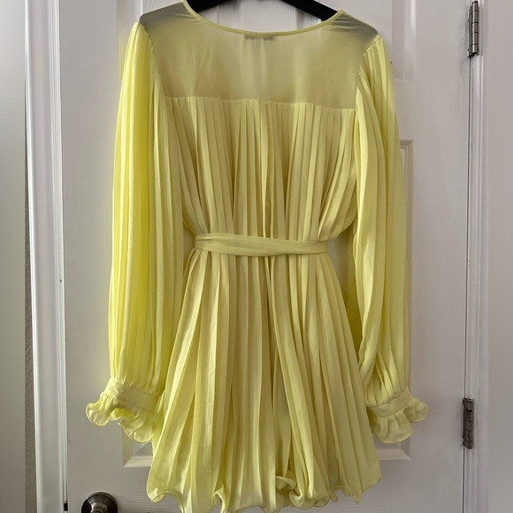 Endless Rose Yellow Pleated Jumpsuit - Picture 5 of 13